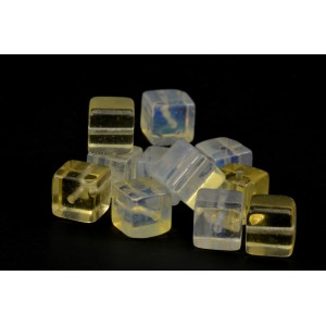 Citrine Quartz cube bead 8mm*